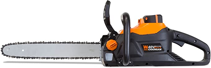 WEN 40417 40V Max Lithium-Ion 16" Brushless Chainsaw - Best Cordless Electric Chainsaw